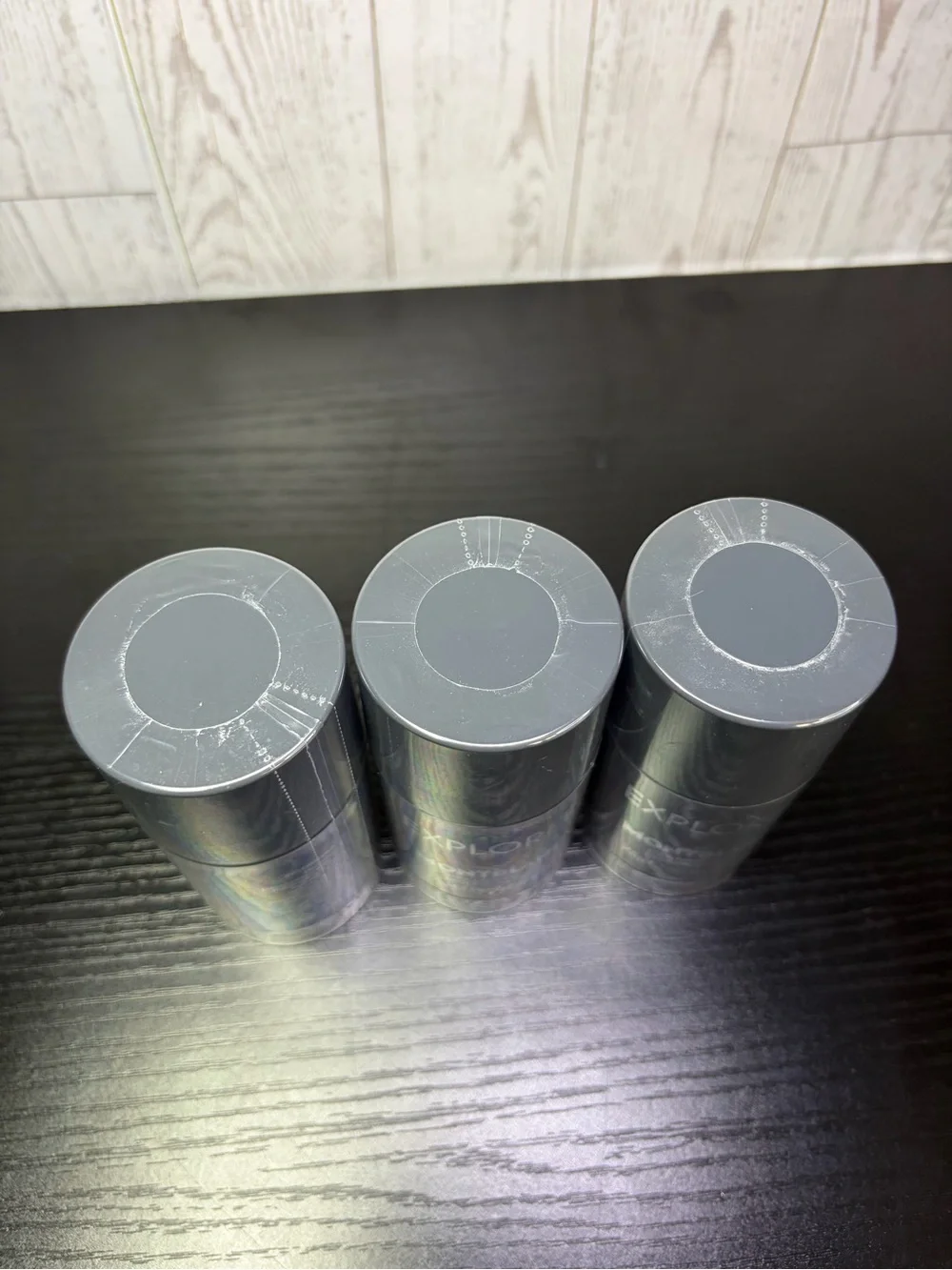 3 Pack Montblanc Explorer Men’s Deodorant Sticks - Charcoal Gray